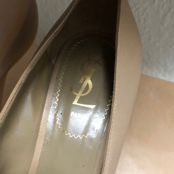 YSL tribtoo Nude Stiletto Heel Size 39 worn once - Picture 13 of 16